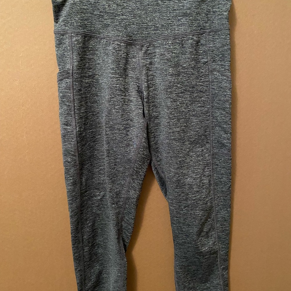 Women’s Cropped Legging Black/Grey Medium